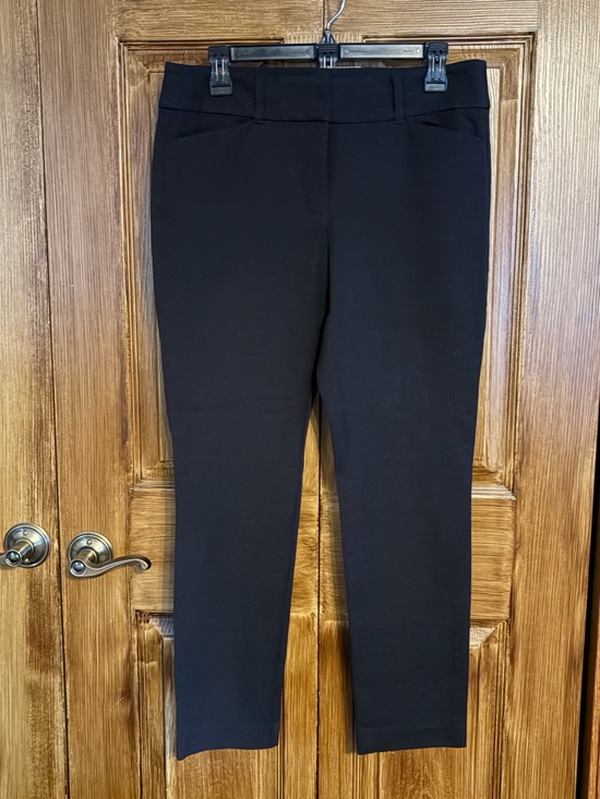 LOFT Pants - LOFT Black Slim Ponte Ankle Pants